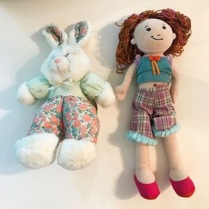 DOLL & BUNNY RABBIT TOYS